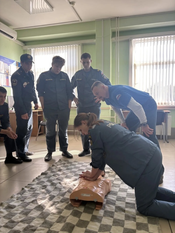 Специалисты Южного филиала провели занятие, направленное на обучение навыкам оказания первой помощи